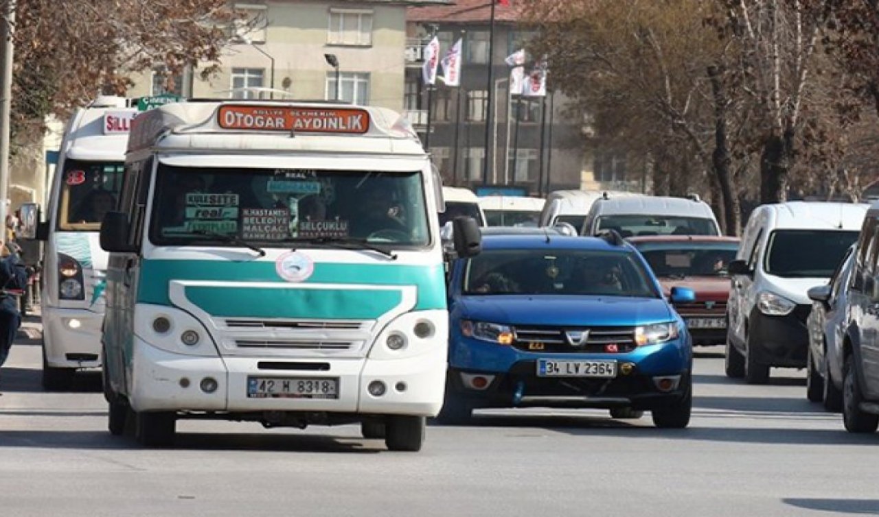 Konya'da Minibüs Fiyatlarına Zam!
