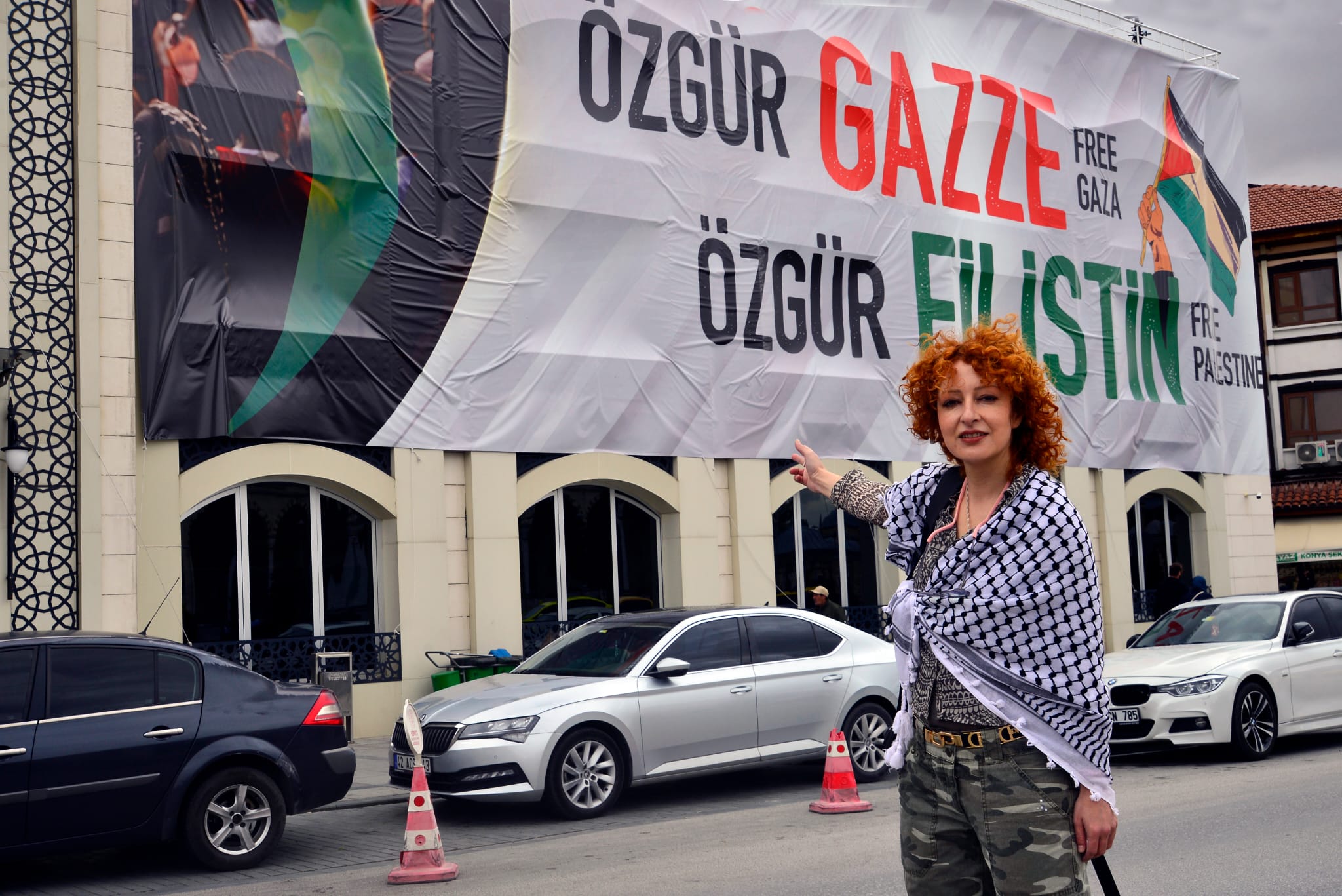 Gazzeli çocuklar için yola çıkan İranlı Aktivist Konya’ya ulaştı 