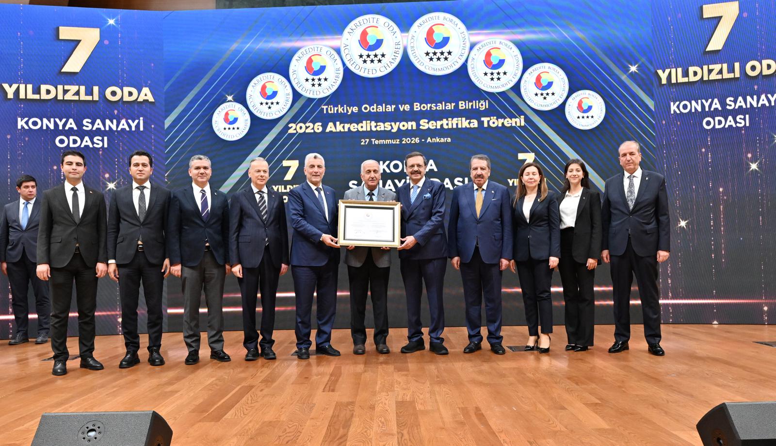 KSO, 7 Yıldızlı Hizmet Veren Türkiye'deki Tek Sanayi Odası Oldu 