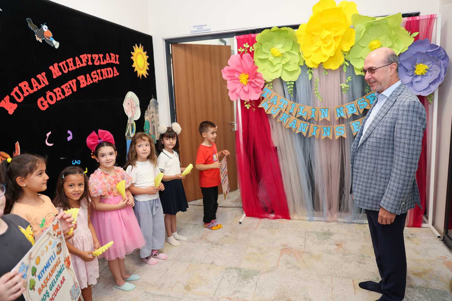 Başkan Pekyatırmacı Yaz Kur’an Kursları’nda Çocuklarla Buluştu