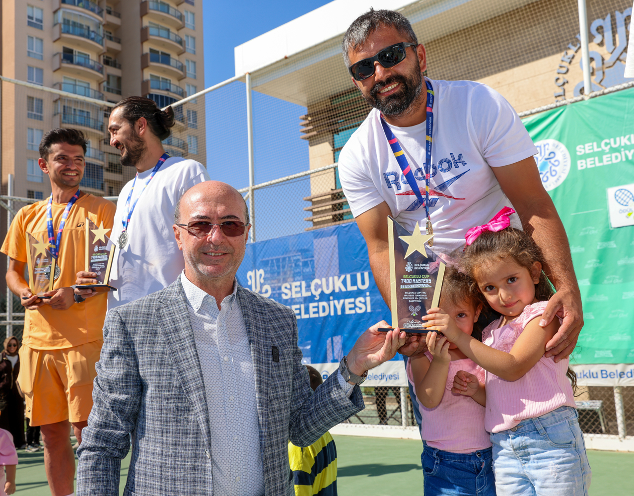 Selçuklu CUPT400 Masters Tenis Turnuvası'nda Madalyalar Sahiplerini Buldu