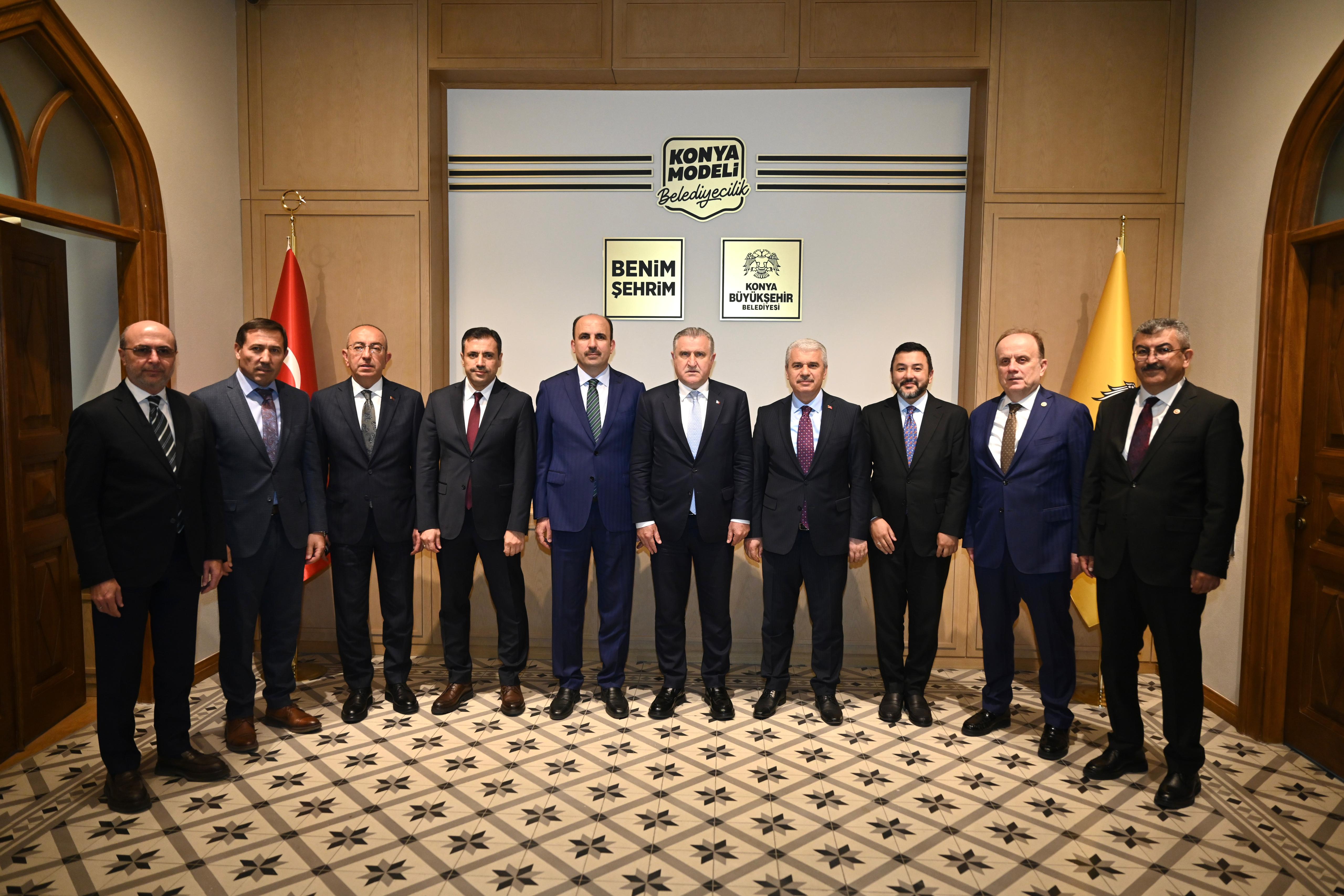 Bakan Bak ve AK Parti Genel Başkan Yardımcısı Büyükgümüş, Başkan Altay’ı Ziyaret Etti