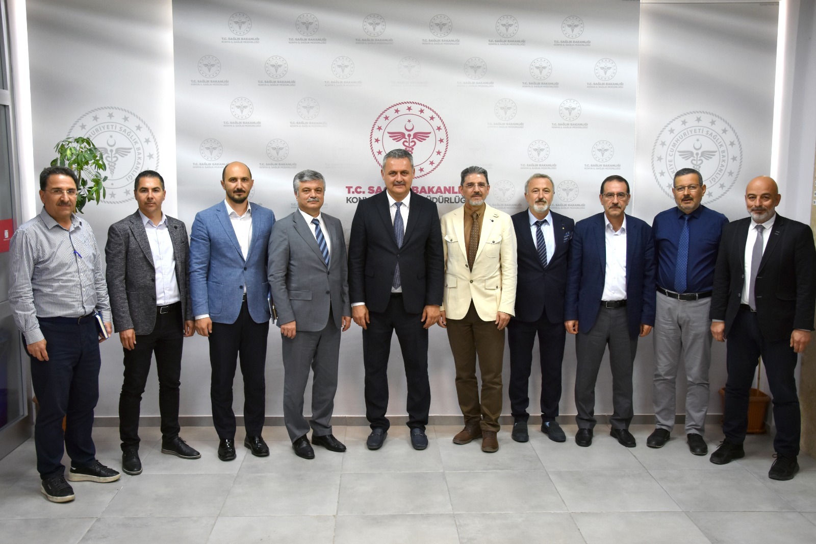 Konya Tabip Odası, İl Sağlık Müdürlüğünü Ziyaret Etti