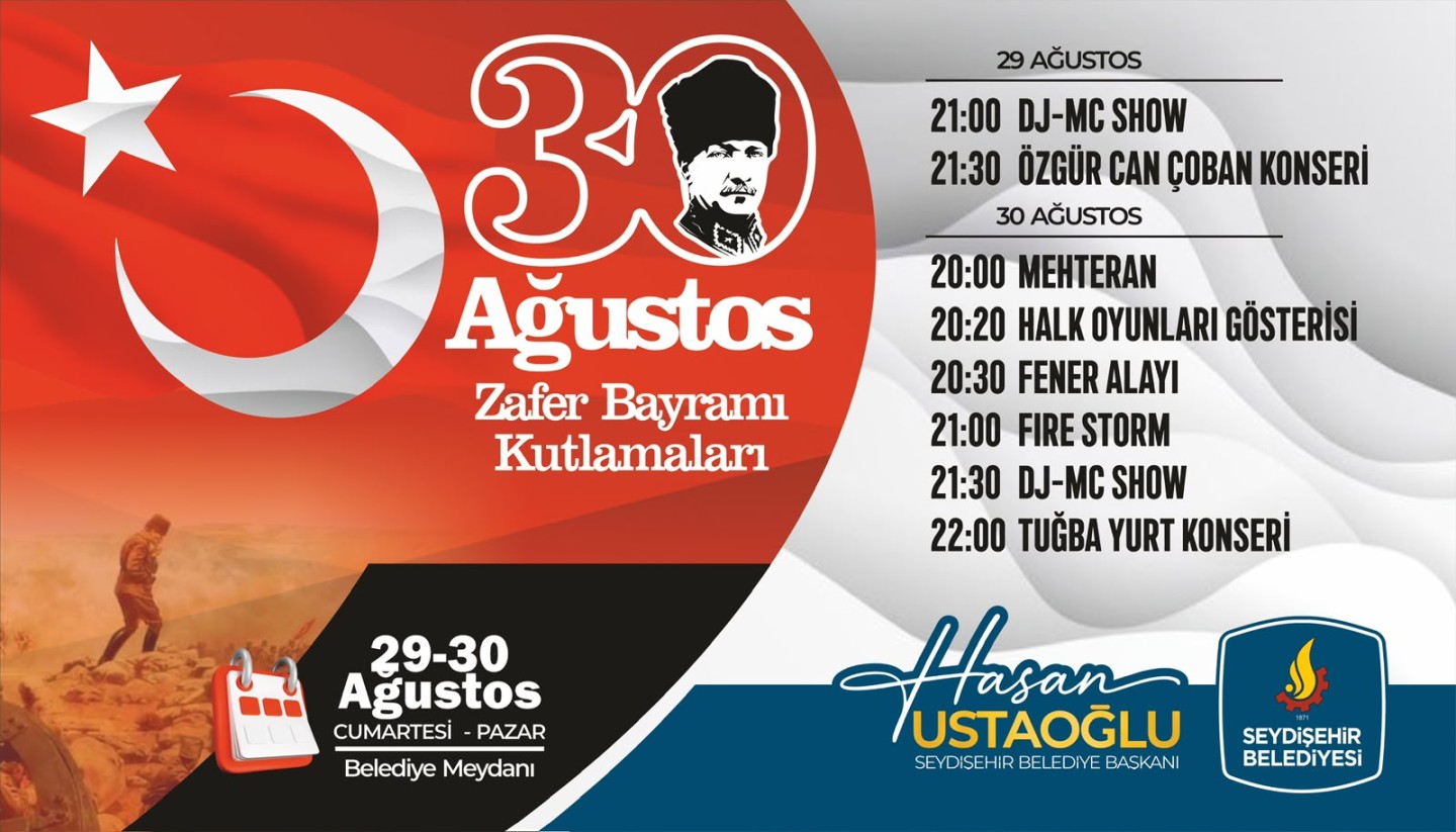 Başkan Ustaoğlu'ndan Seydişehir'de Düzenlenecek 30 Ağustos Kutlamalarına Davet 