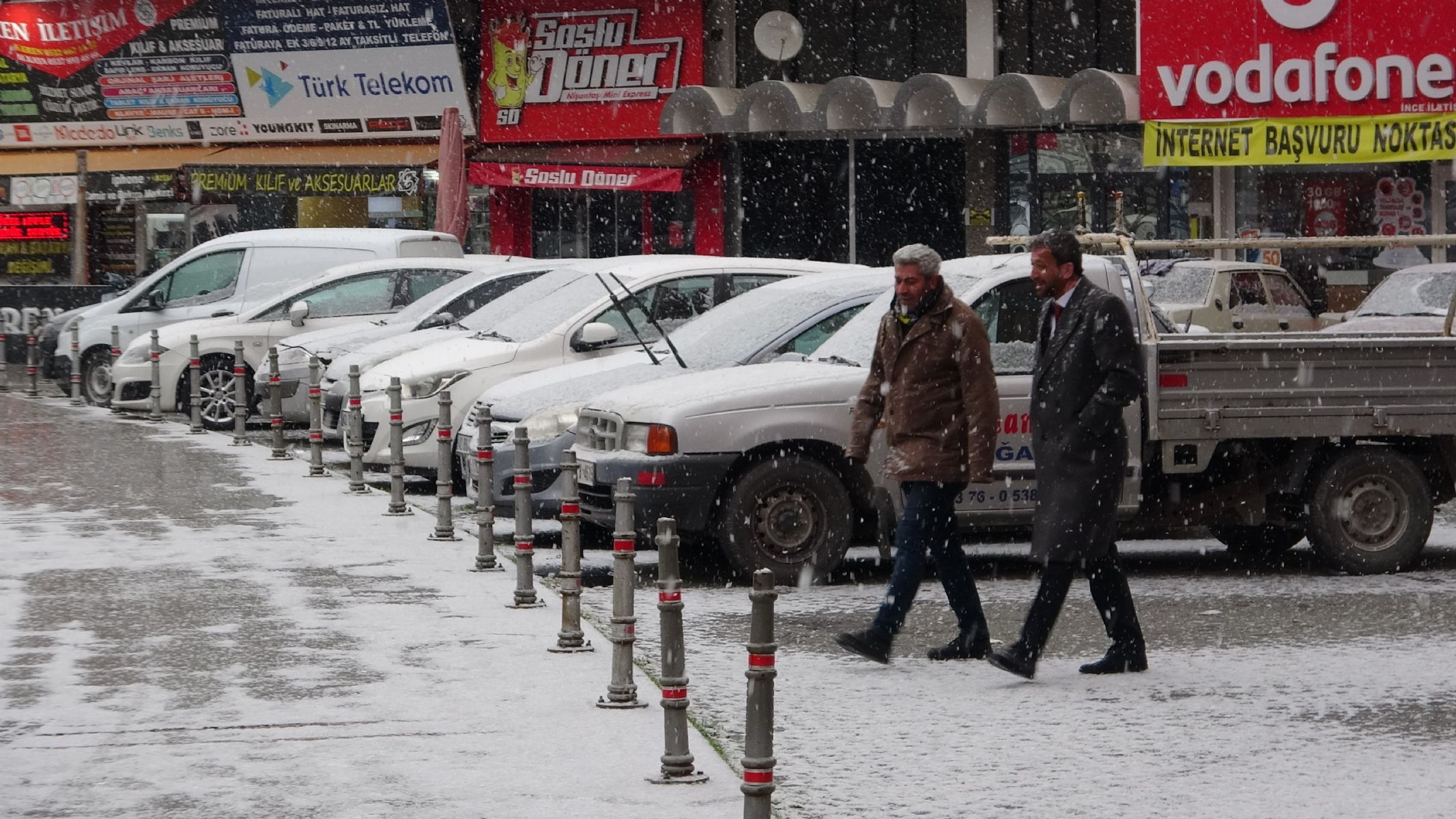  Konya'da kar yağışı başladı