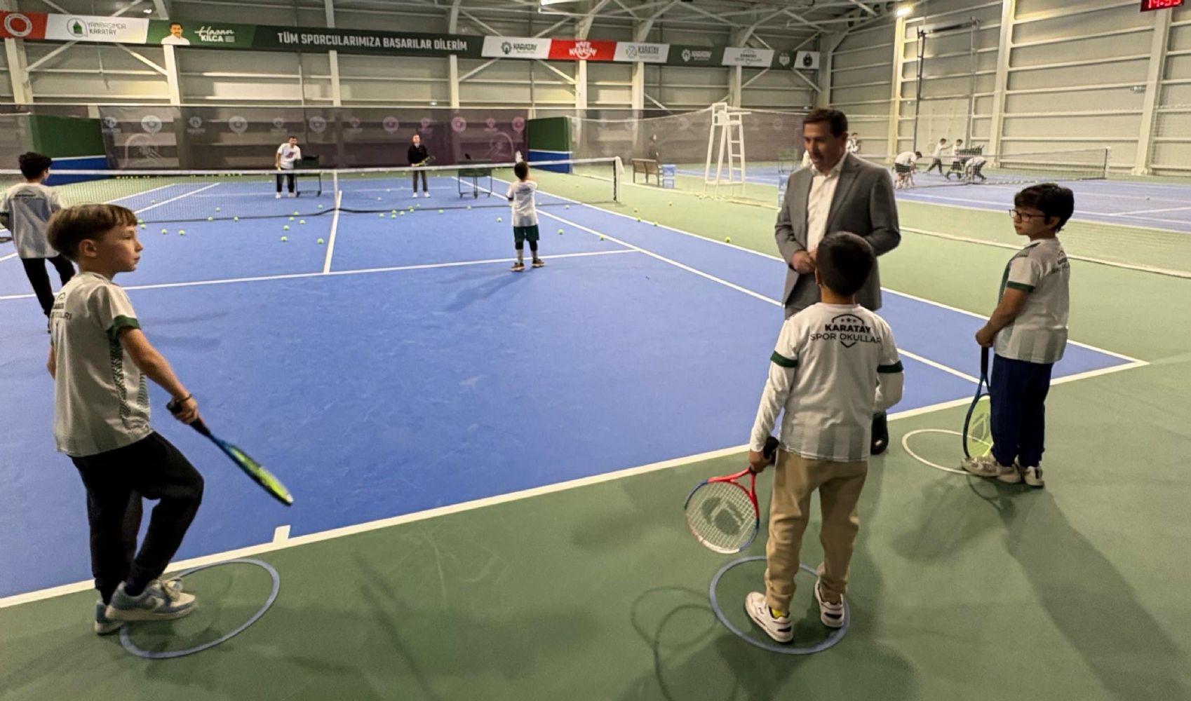 Başkan Kılca'dan Karatay Tenis Kortu'na Ziyaret