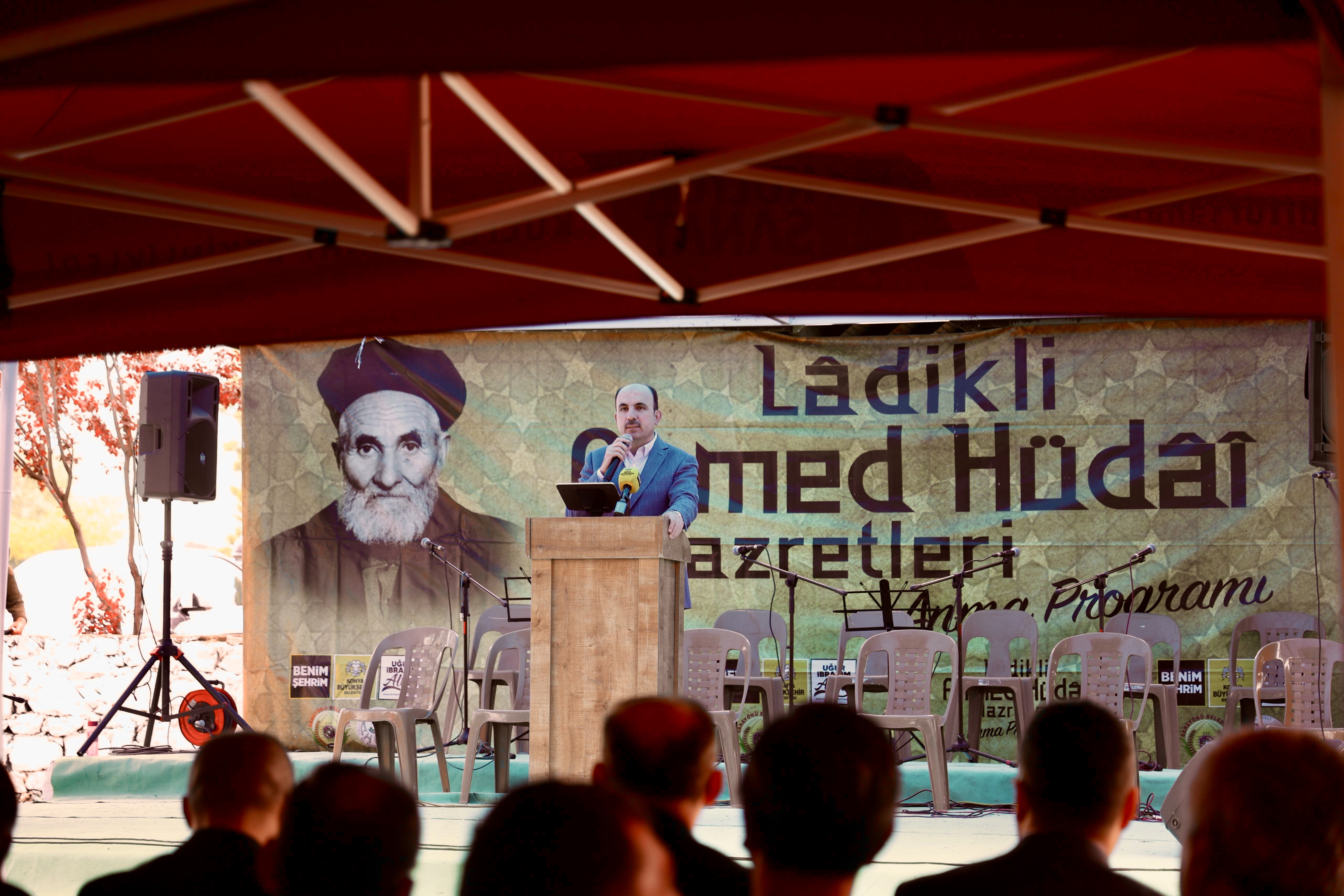 Konya’nın Manevi Önderlerinden Ladikli Ahmet Hüdai Vefatının 57. Yıl Dönümünde Anıldı