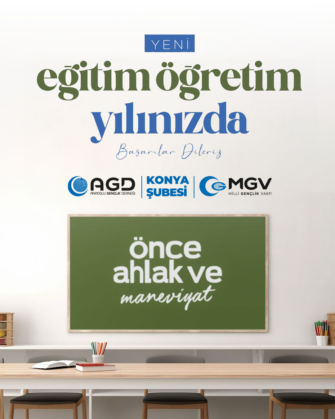  AGD Konya Şubesinden Yeni Eğitim-Öğretim Yılı Mesajı
