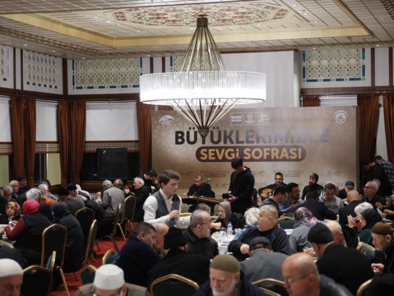 Konya Büyükşehir’den “Büyüklerimizle Sevgi Sofrası” Programı 