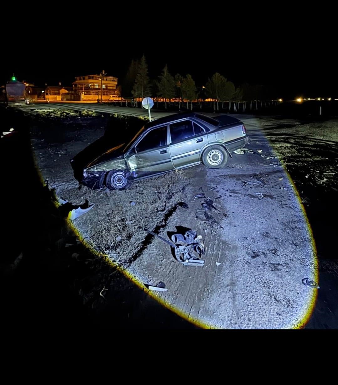 Karapınar'da otomobiller çarpıştı: 2 yaralı