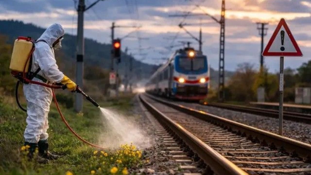 TCDD’den Konya Hattında İlaçlama Uyarısı