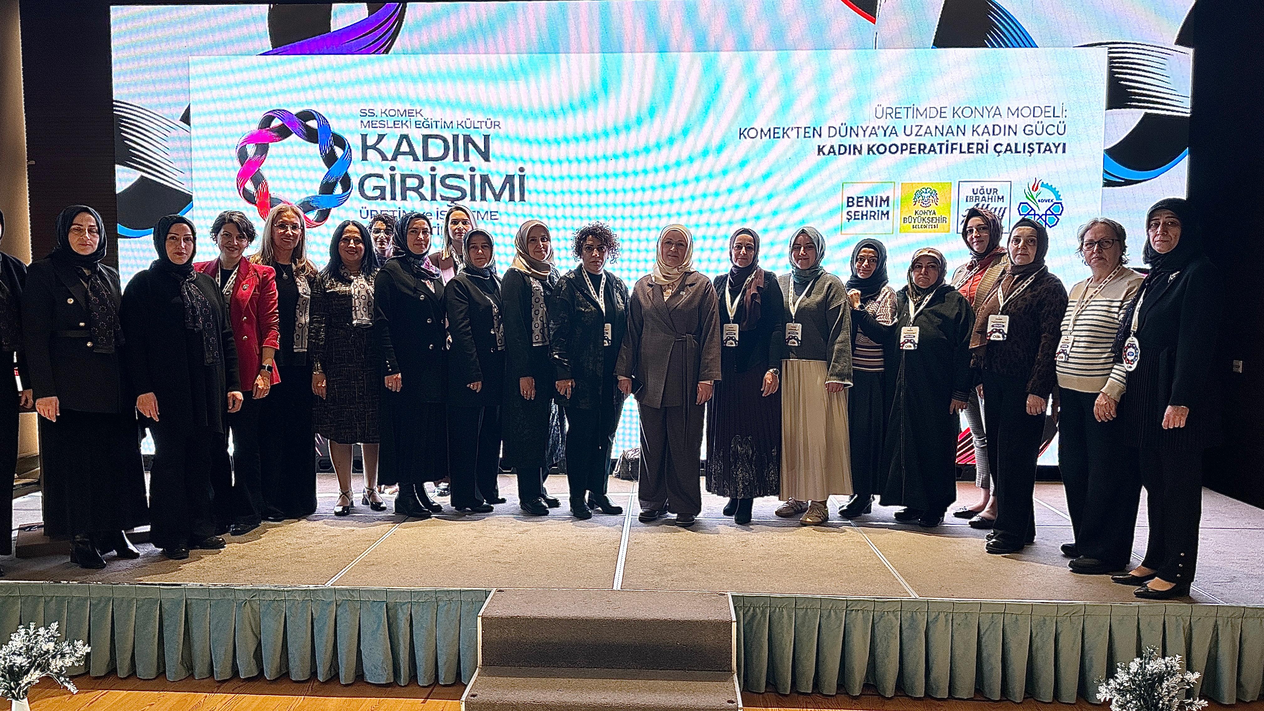 Konya Büyükşehir’den Kadın Gücüne Destek KOMEK’ten "Kadın Kooperatifleri Çalıştayı”