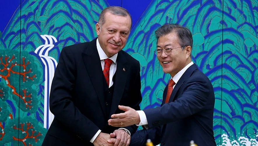 Cumhurbaşkanı Erdoğan, Güney Kore Cumhurbaşkanı Jae-myung ile görüştü