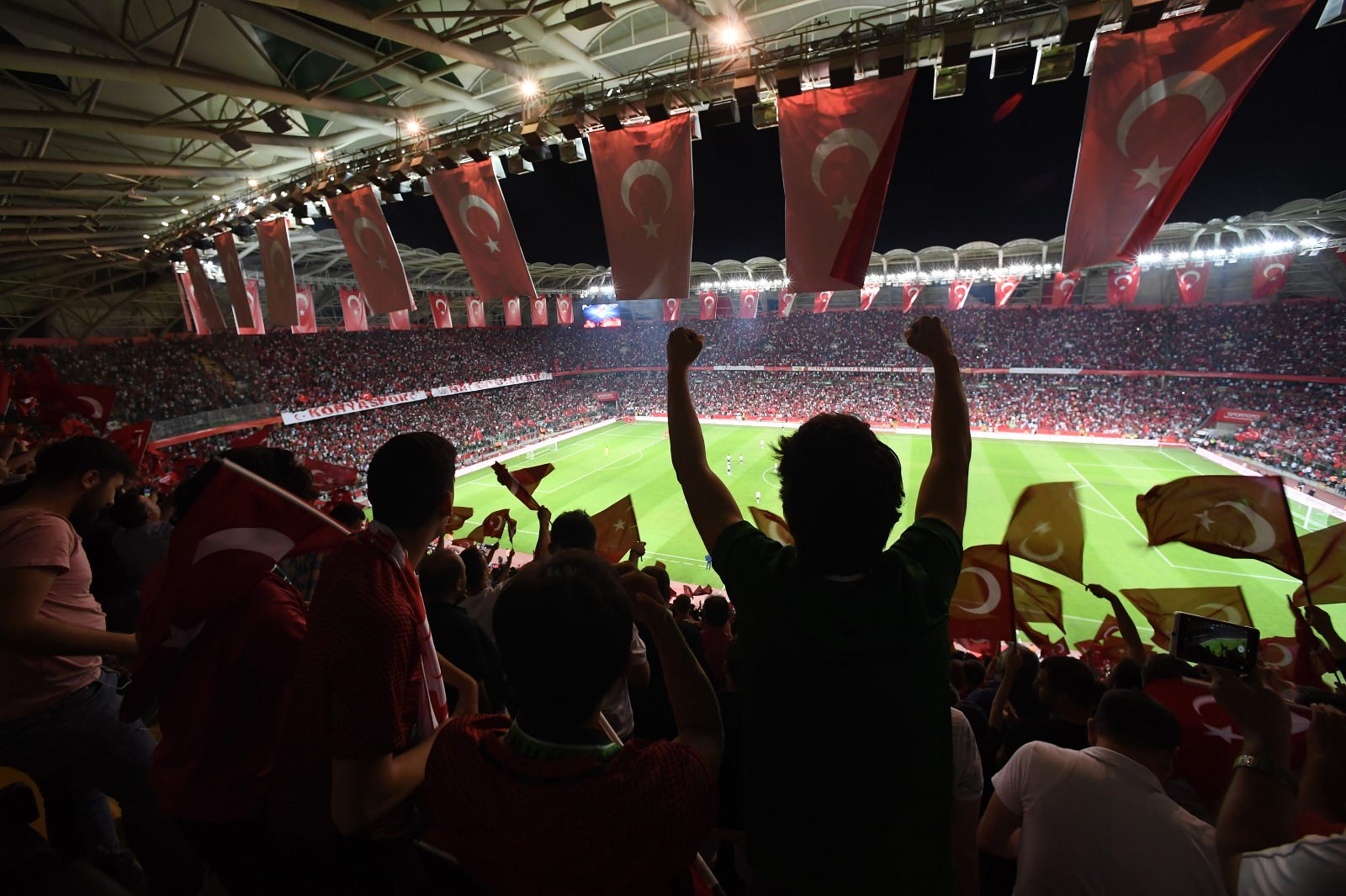 Konya'da Milli Maç İçin Her Şey Hazır