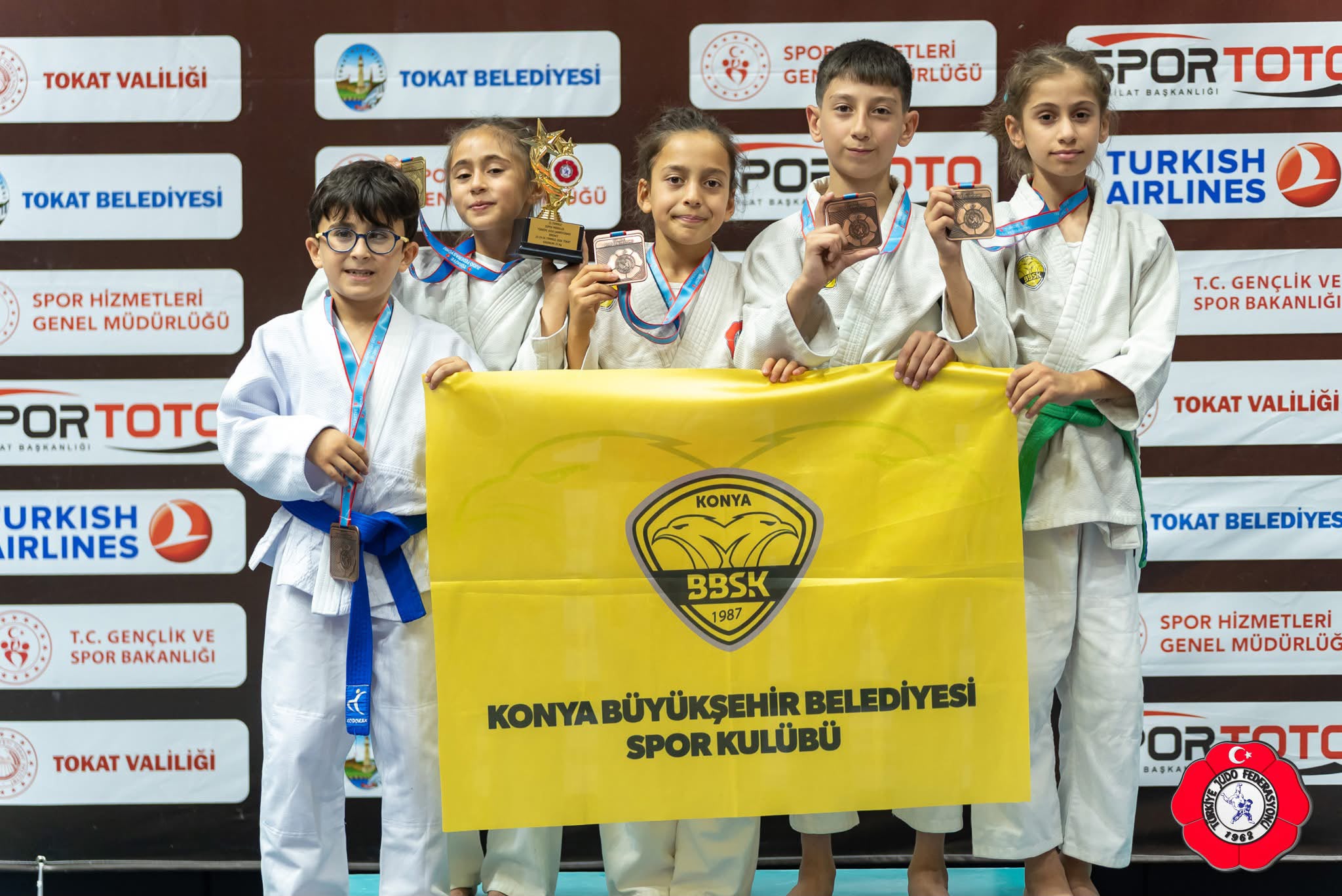 Konya'nın Minik Judocularından Türkiye Şampiyonası’nda 8 Madalya Birden