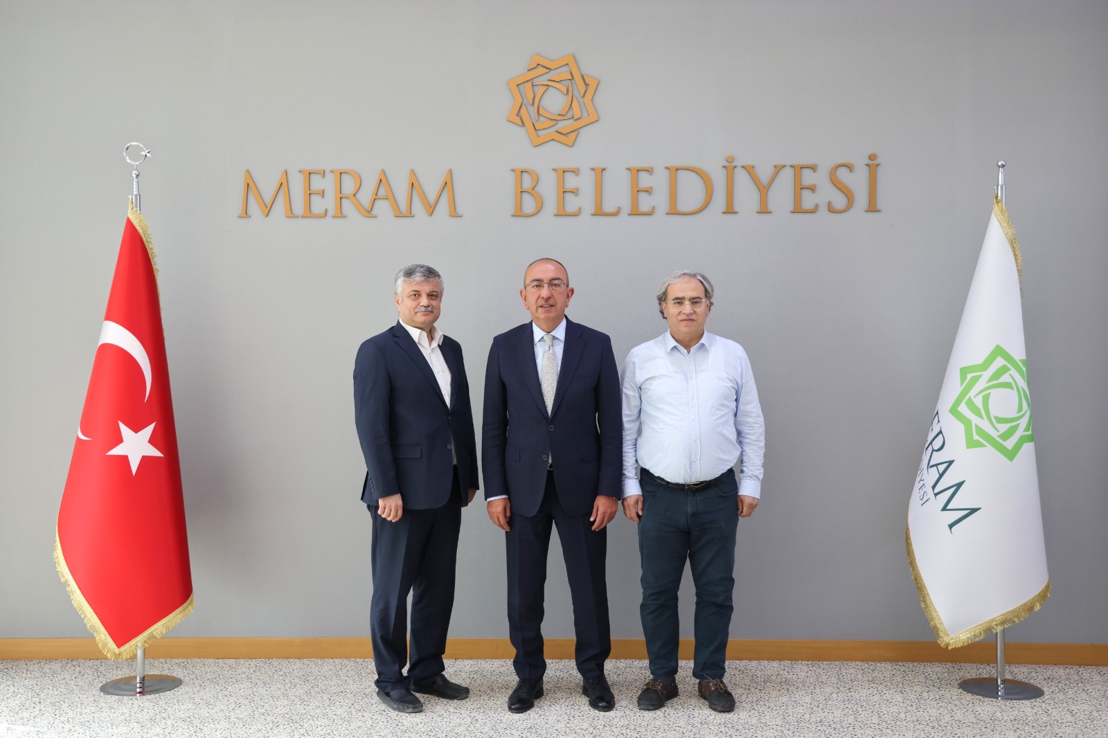 Konya Tabip Odası Meram Belediye Başkanı Mustafa Kavuş’u Ziyaret Etti