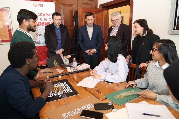 Kaymakam Ayhan ve Başkan Kılca'dan Karatay Sanat Merkezi'nde Ziyaret 