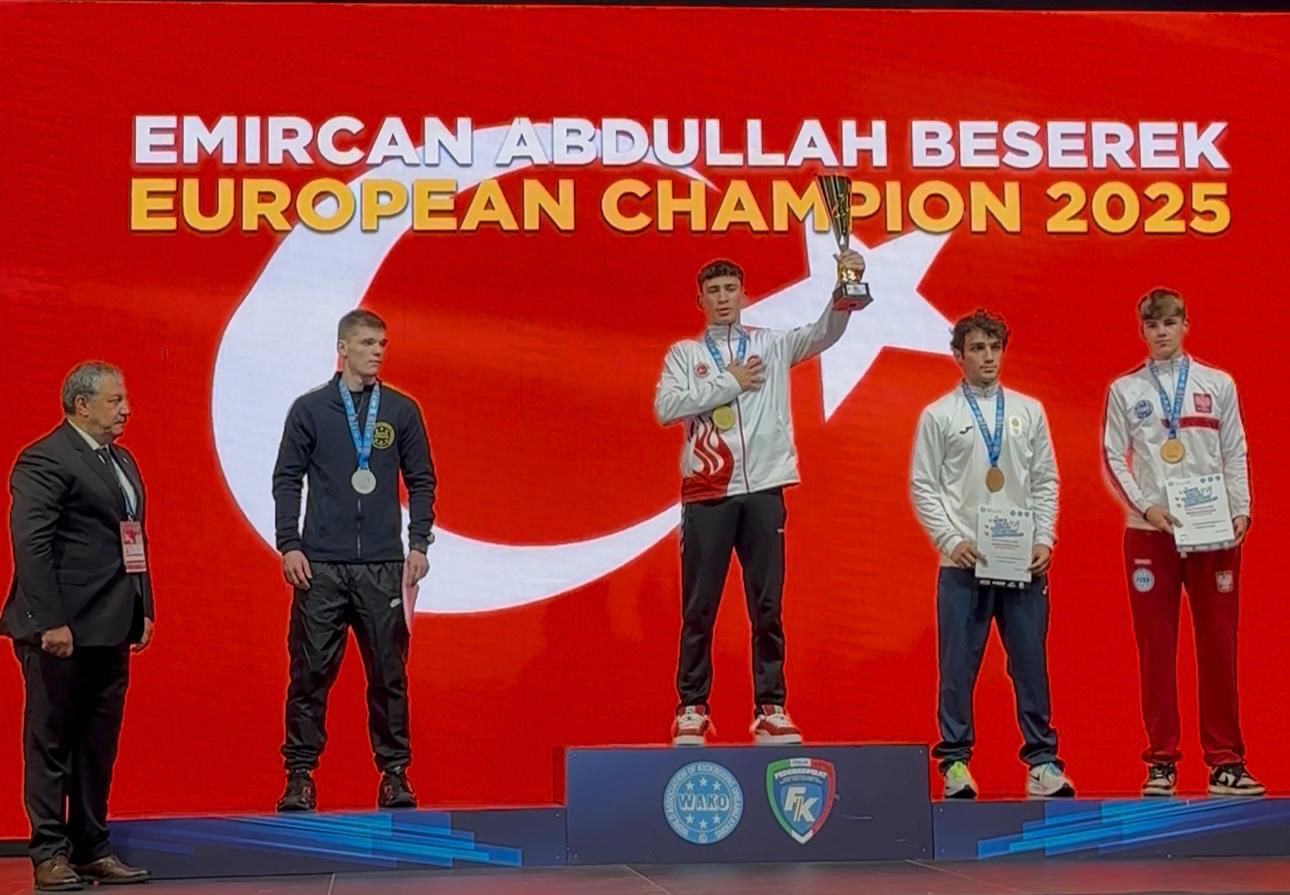 Avrupa Kick Boks Şampiyonası'nda Meram Rüzgarı