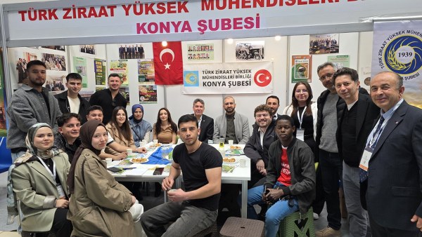 Türk Ziraat Yüksek Mühendisleri Birliği Konya Şubesi Tarım Fuarı'nda Yoğun İlgi İle Karşılaştı