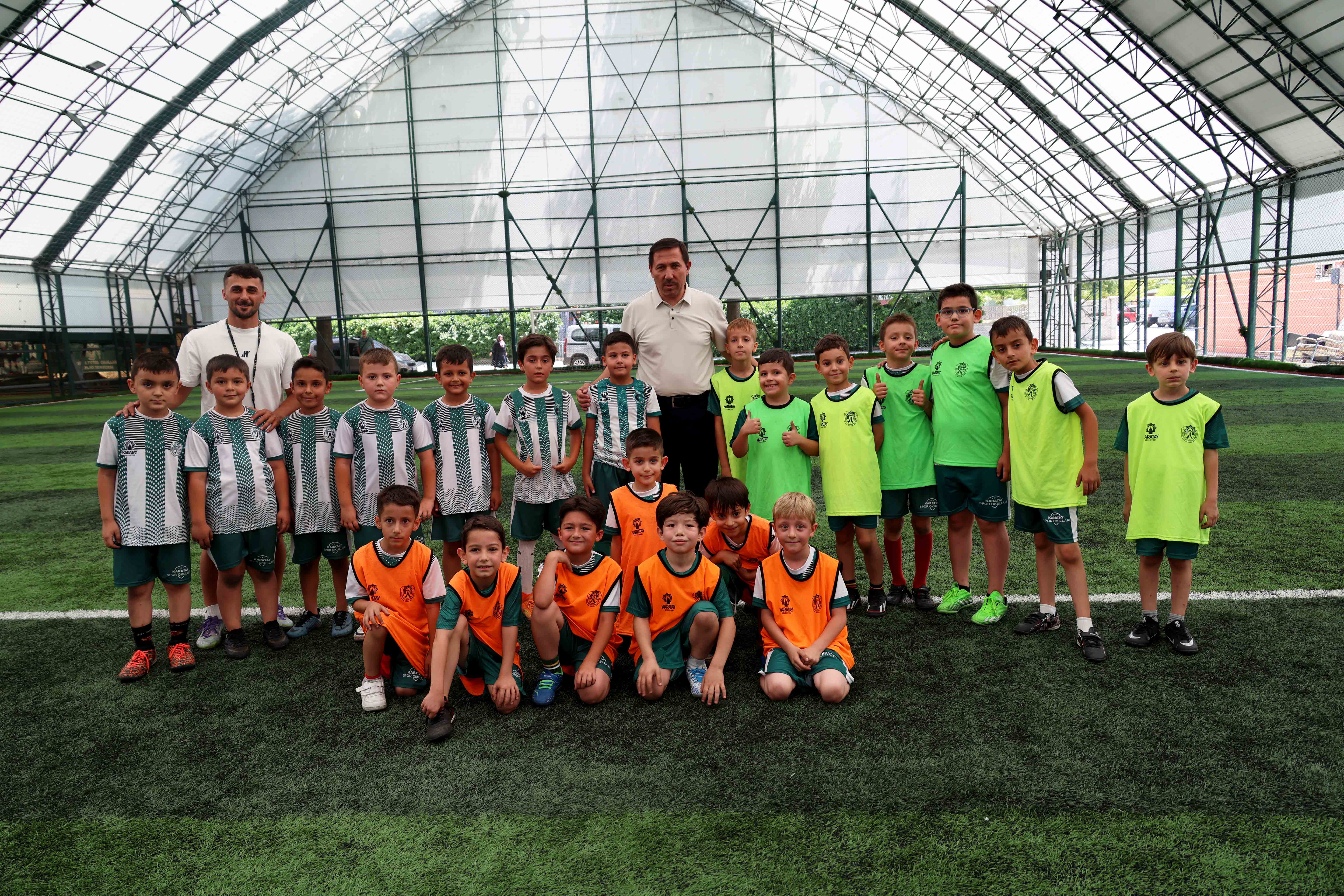 Başkan Kılca, Karatay Yaz Spor Okulları'nda Öğrencilerle Buluştu