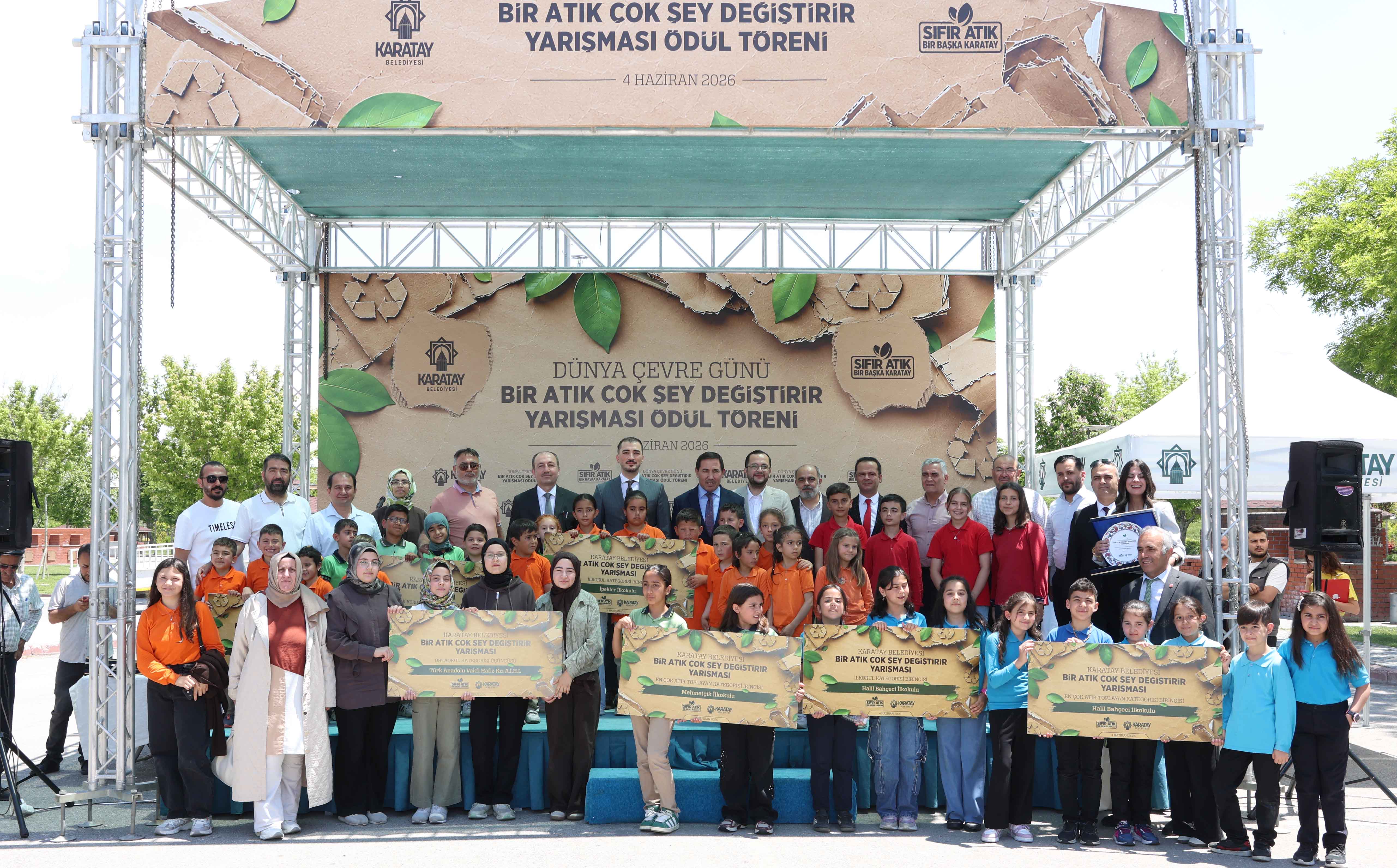 Karatay’da Sıfır Atık Bilinci Ödüllendirildi