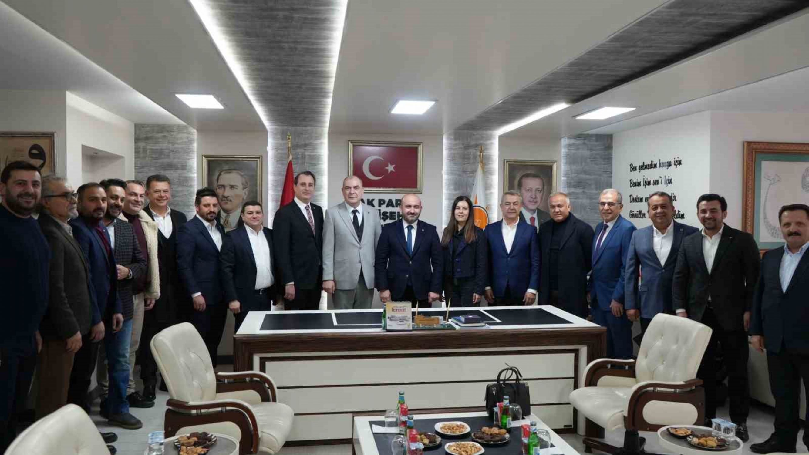 ESO heyetinden İl Başkanı Albayrak’a hayırlı olsun ziyareti