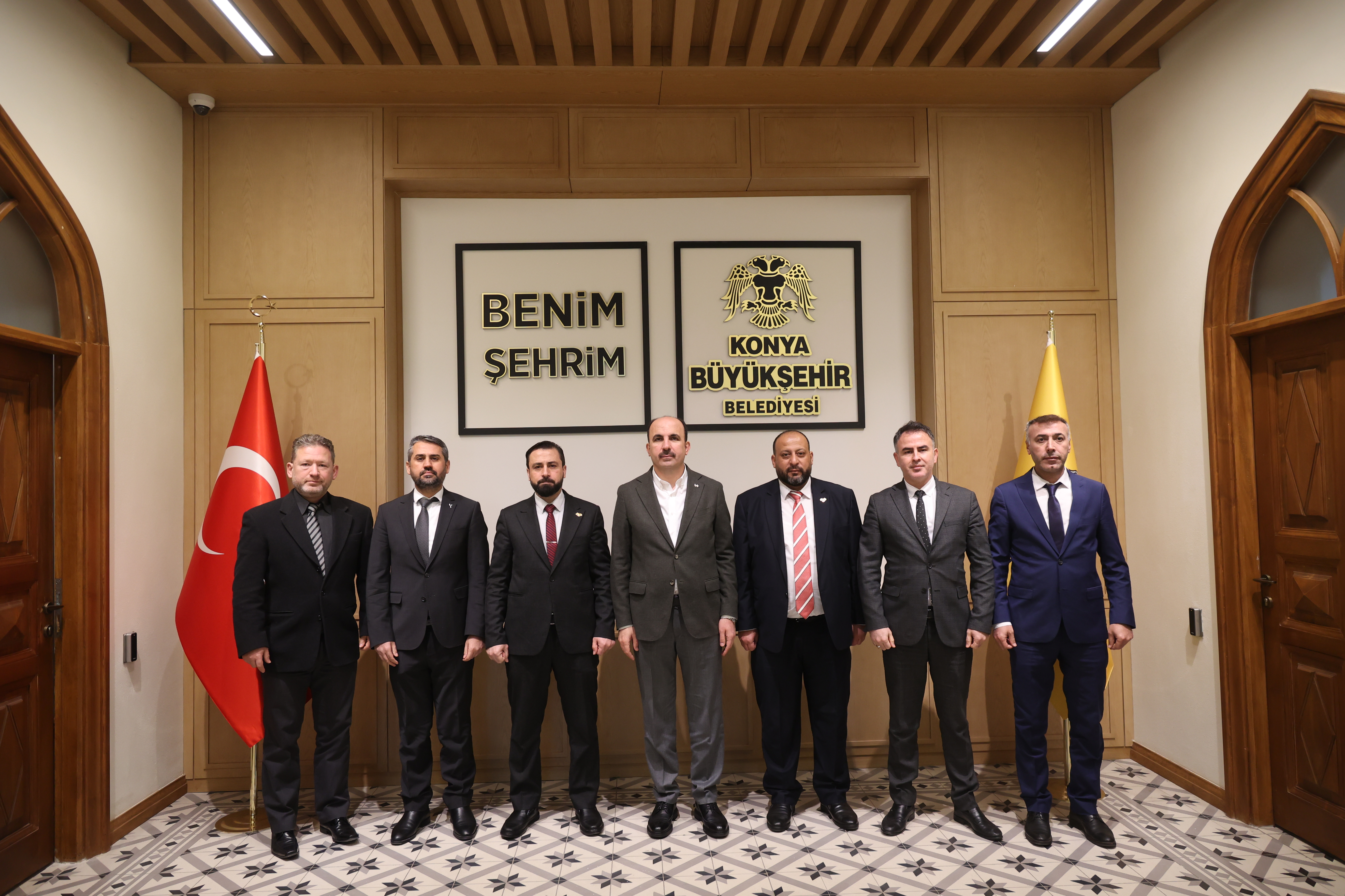 Suriyeli Heyet Başkan Altay’ı Ziyaret Etti, “Konya Modeli Belediyecilik” Hizmetlerini İnceledi