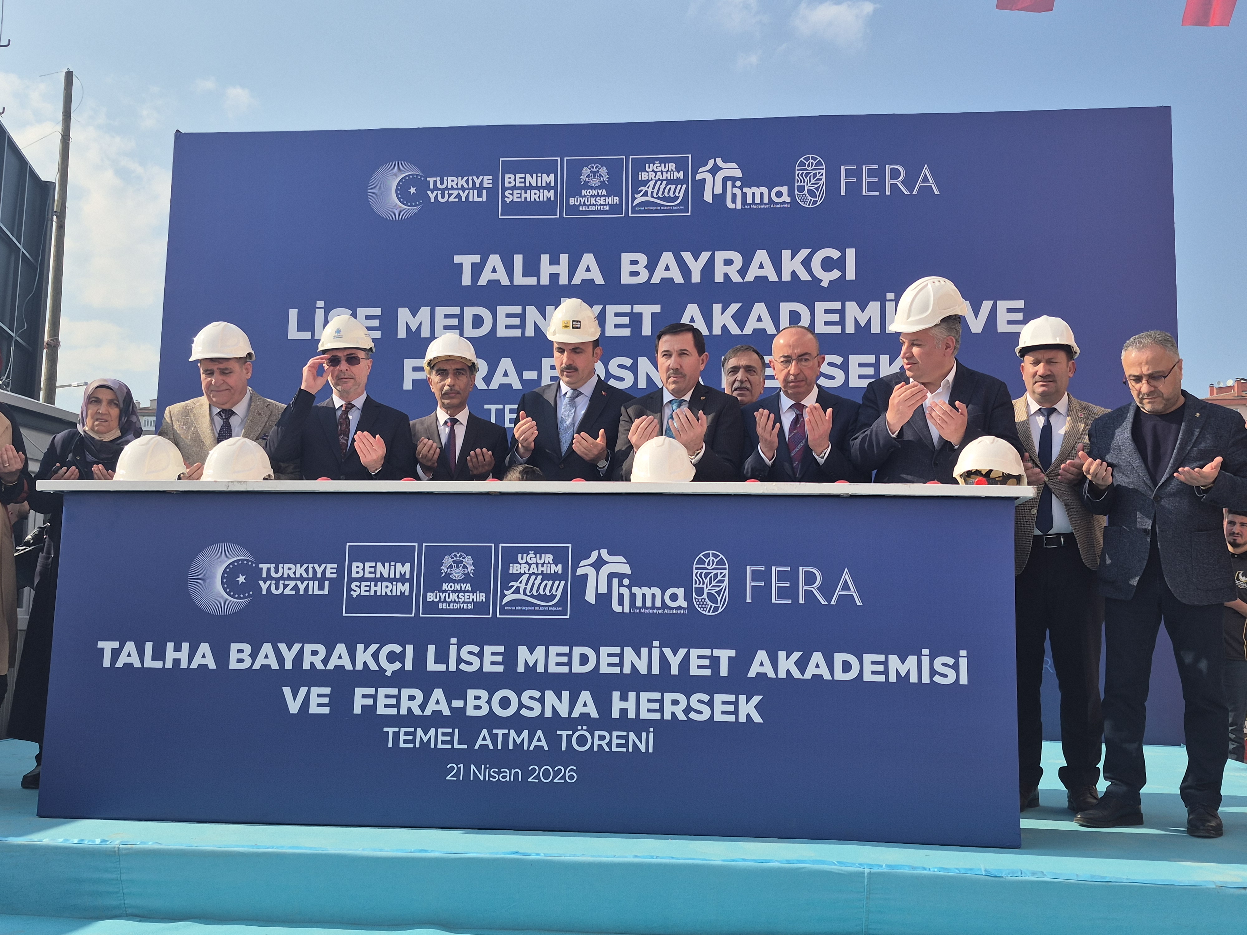 Konya’da Gençlere Yeni Yatırım: Lise Medeniyet Akademisi ve Fera’nın Temeli Atıldı