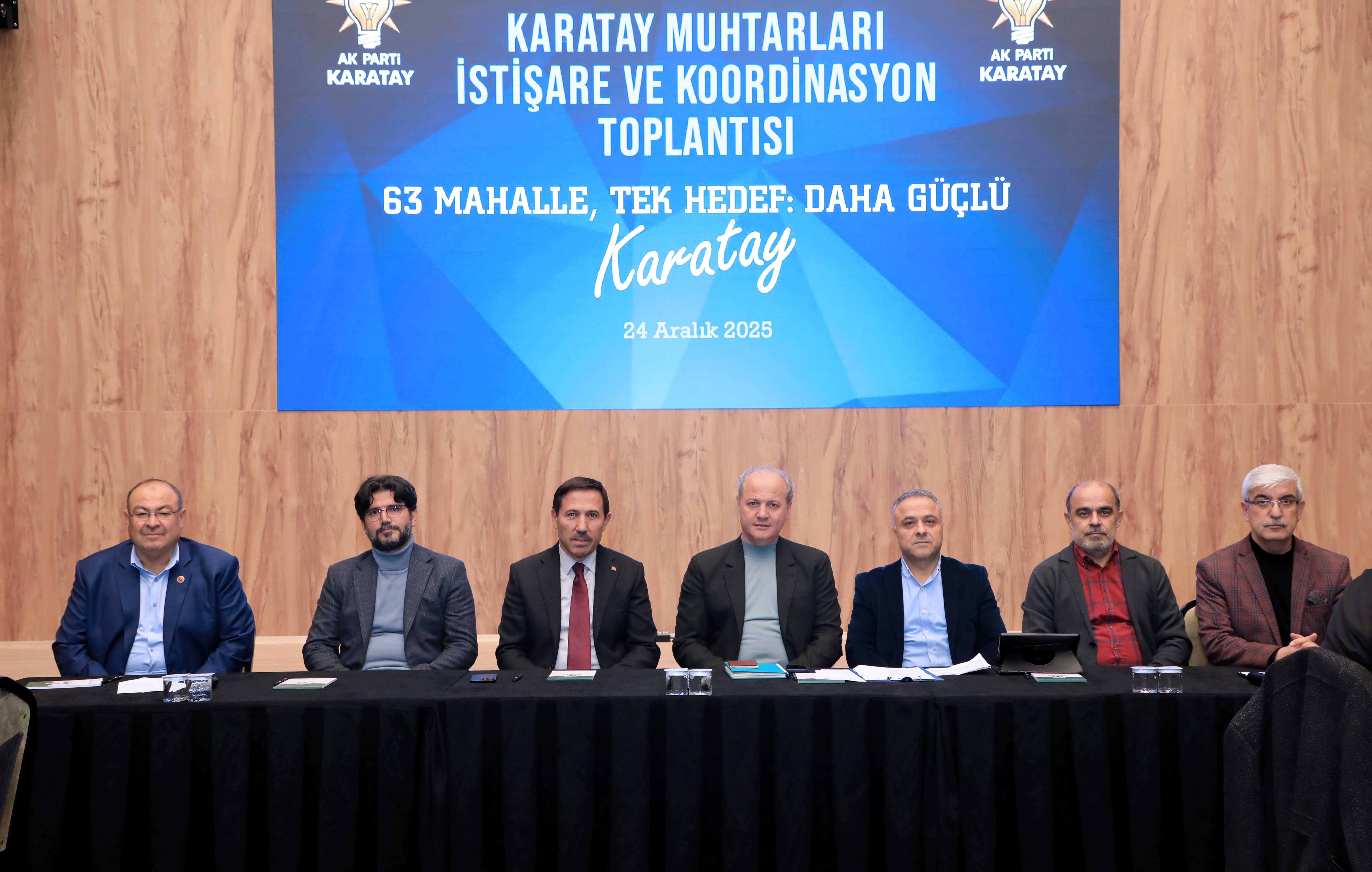 Karatay Mahalle Muhtarları İstişare ve Koordinasyon Toplantısı Gerçekleştirildi