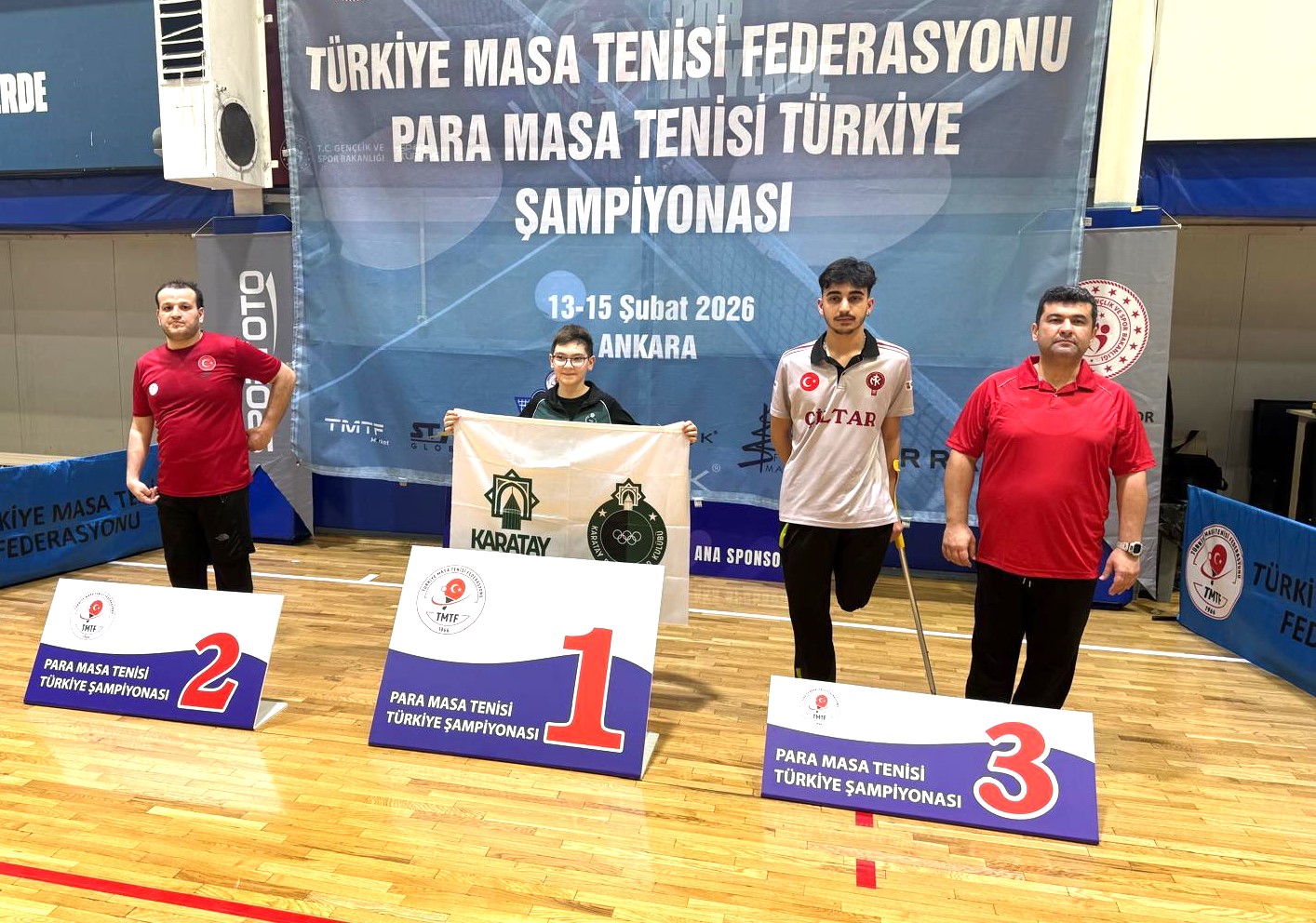 Paralimpik Masa Tenisi Takımından 5 Madalya