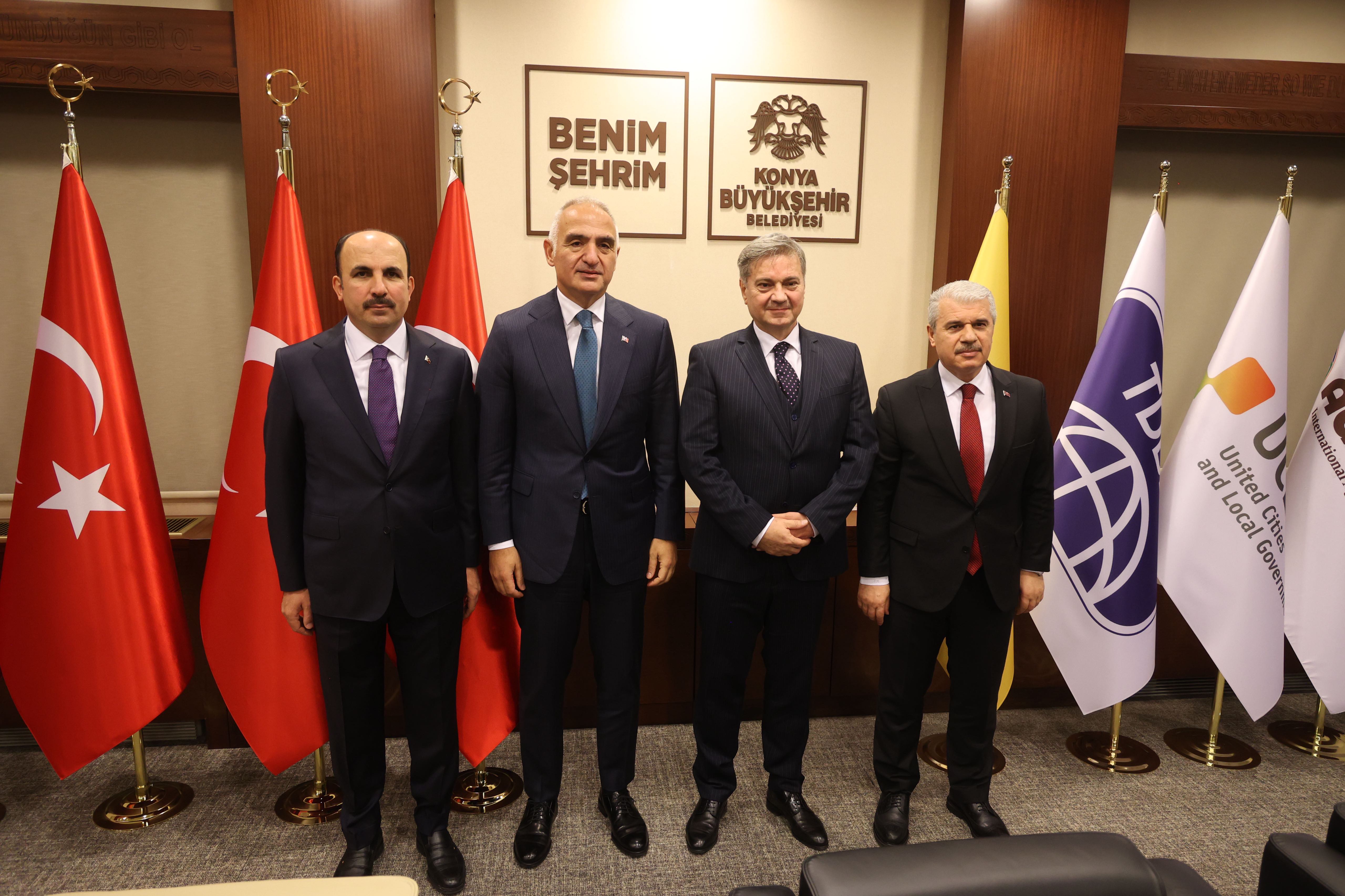 Konya Turizminin 5 Yıllık Master Planı Bakan Ersoy’un Katıldığı Toplantıda Ele Alındı