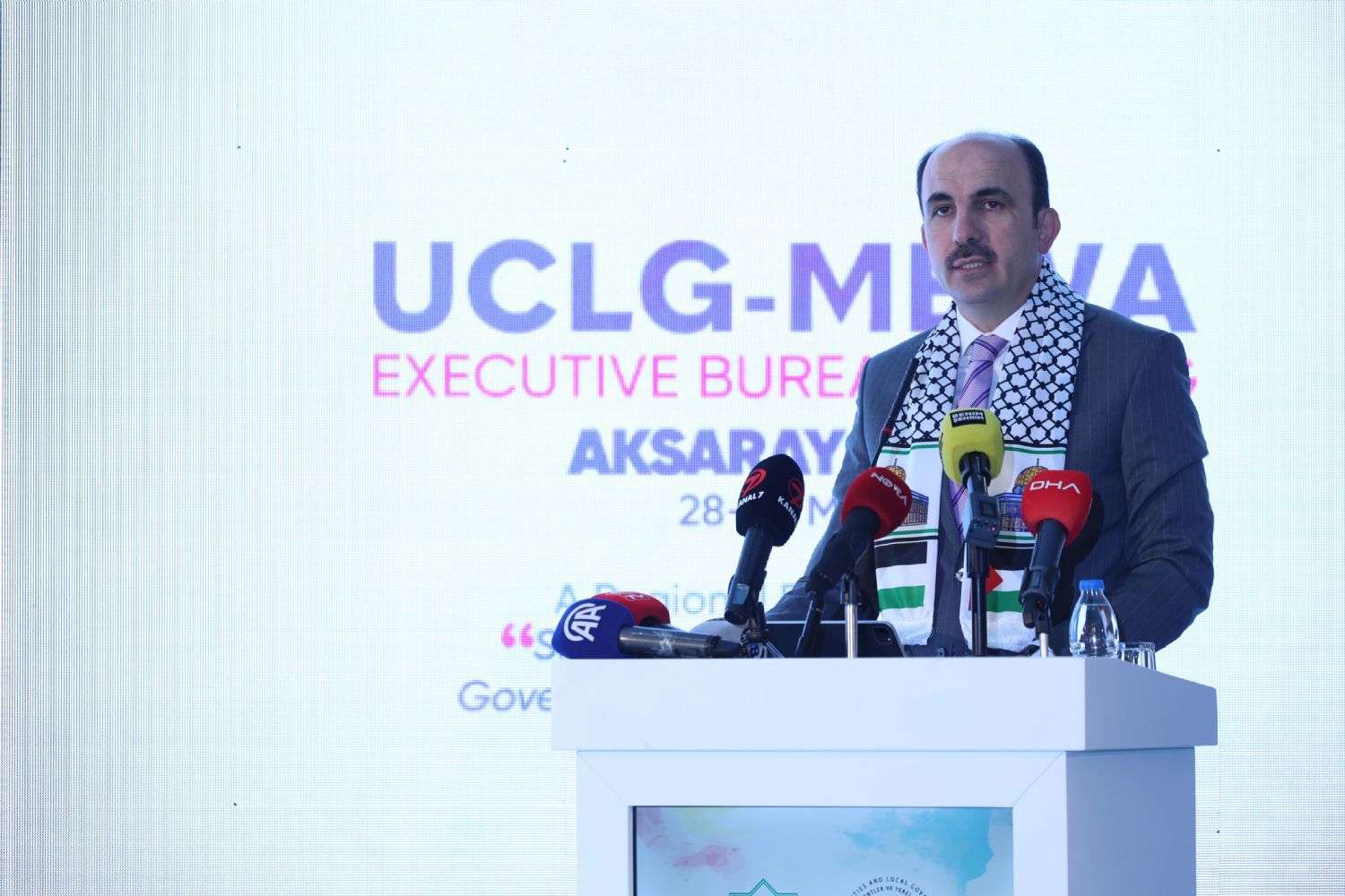 UCLG-MEWA Toplantısı'nda Konuşan Başkan Altay: "İsrail'in Uluslararası Hukuk Önünde En Ağır Şekilde Cezalandırılması Gerektiğini Bir Kez Daha İfade Ediyorum"