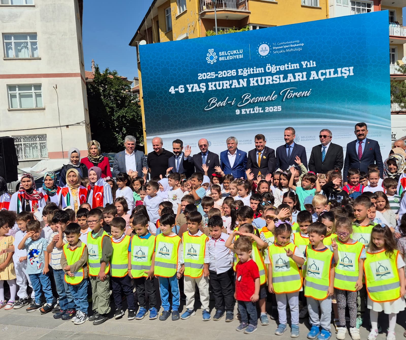 Selçuklu’da Geleceğe Besmeleyle Başlandı: 4-6 Yaş Çocuklar İçin Kur’an Kursu Dönemi Başladı