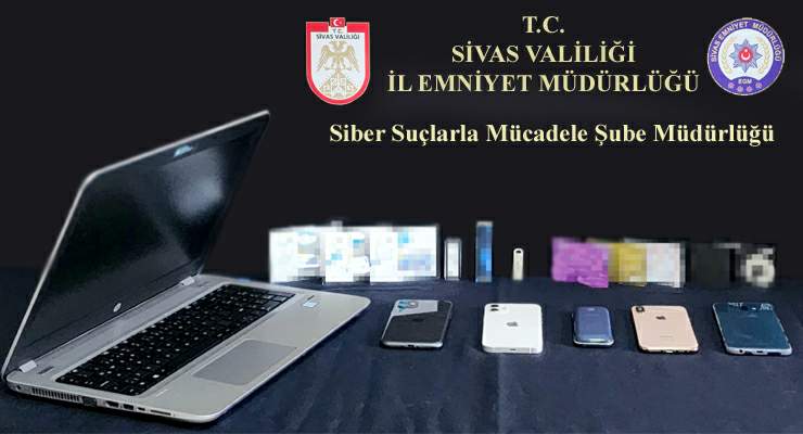 Sivas merkezli 4 ilde dolandırıcılık operasyonu