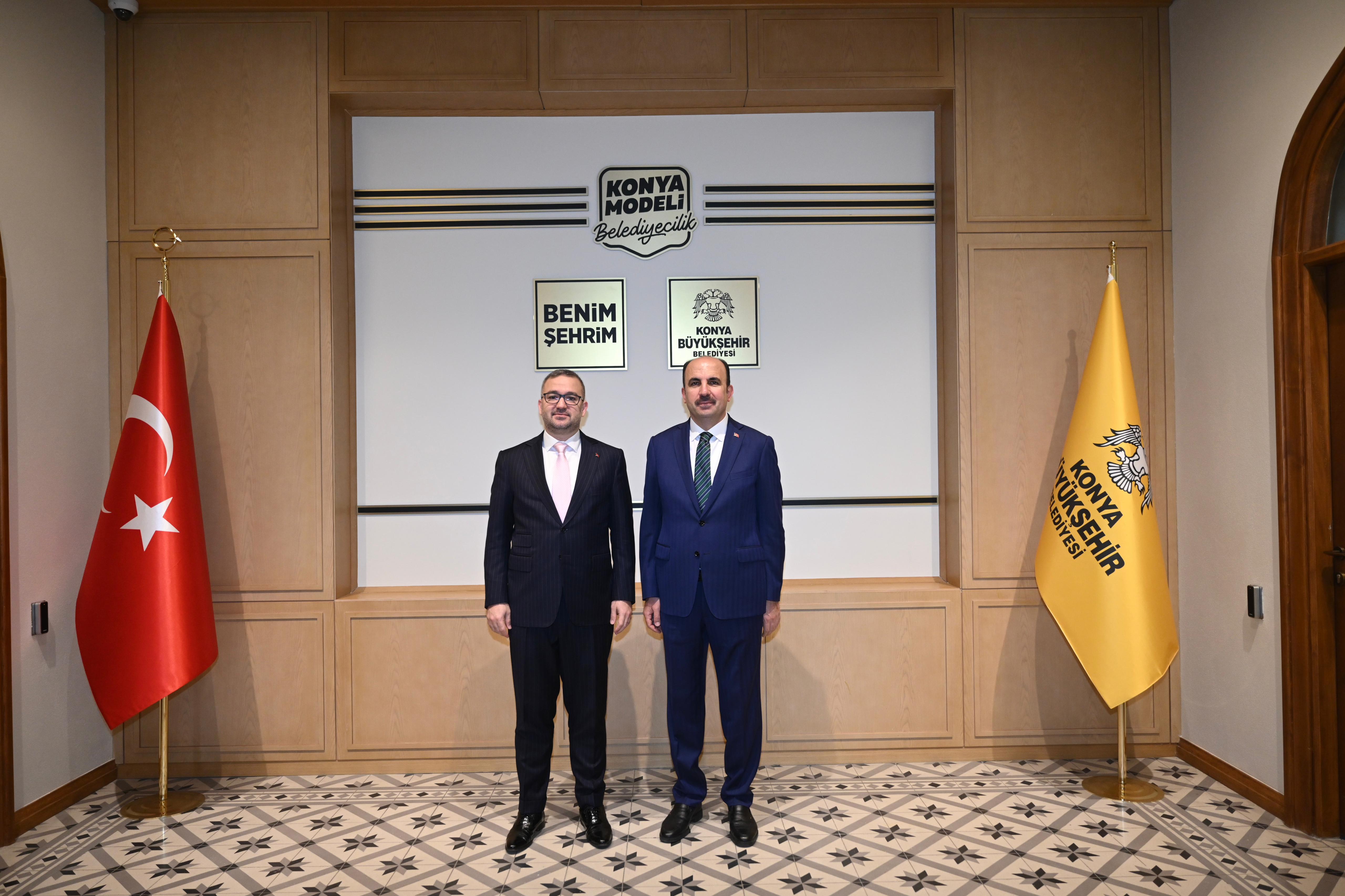TCBM Başkanı Karahan Başkan Altay'ı Ziyaret Etti