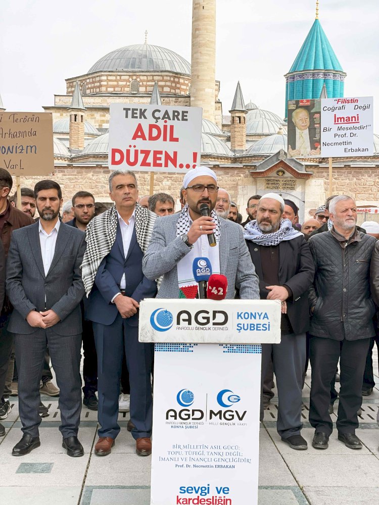 AGD Konya Şubesinden ’Öfke Cuması’ Protestosu