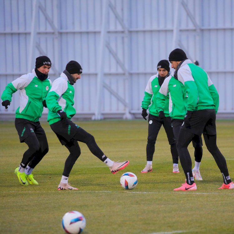 Konyaspor, Karacabey Belediye Spor maçı hazırlıklarını tamamladı